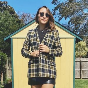 Clueless costume/everyday yellow plaid blazer